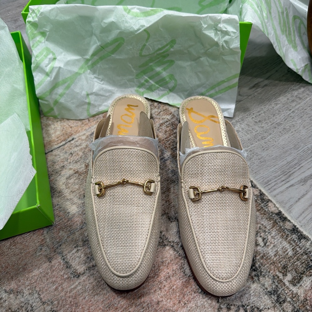 NEW Sam Edelman Woven Horsebit Loafers